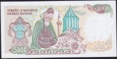 7.Emisyon 2.Tertip 5000 Lira C31 428385 Çil