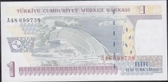 8.Emisyon 1 YTL A48 699738 Çilaltı