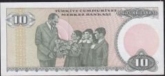 7.Emisyon 2.Tertip 10 Lira E10 001312 Çilaltı