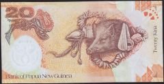 Papua New Guinea 20 Kına 2008 Çil Pick 36