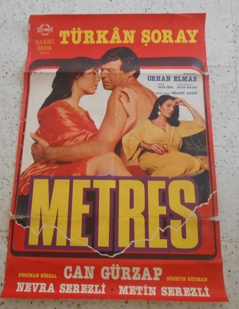 TÜRKAN ŞORAY - METRES - KIRMIZI - FİLM AFİŞİ