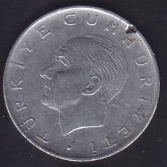 1974 Yılı 1 Lira Düz