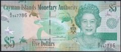 Cayman Islands 5 Dolar 2014 Çil Pick39b
