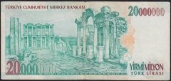 7.EMİSYON 20 000 000 LİRA C37 248763 ÇOK TEMİZ