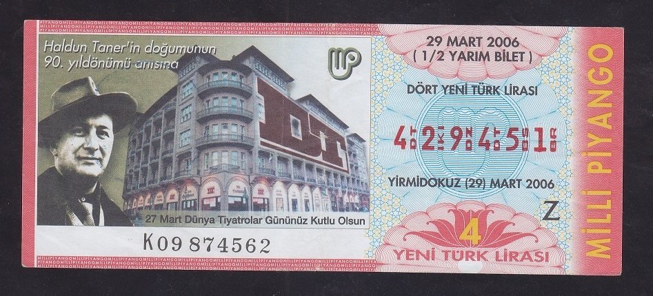 2006 29 MART YARIM BİLET