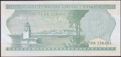 6.Emisyon 2.Tertip 10 Lira I23 296880 Çilaltı Çil
