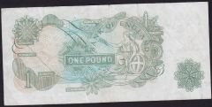 İngiltere 1 Pound 1960 - 1977 Temiz Pick 374a Kraliçe