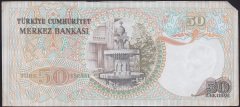 6.EMİSYON 1.TERTİP 50 LİRA B19 199403 HALİYLE (PARADA TEDAVÜL KATI YOKTUR)