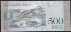 Venezuela 500 Bolivares 2017 Çilaltı Çil Pick 94b