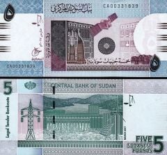 Sudan 5 Pound 2017 Çil Pick 72d
