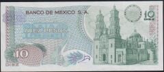 Meksika 10 Pesos 1973 Çil Pick 63f ( F )