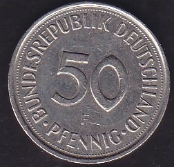 Almanya 50 Pfennig 1993 F