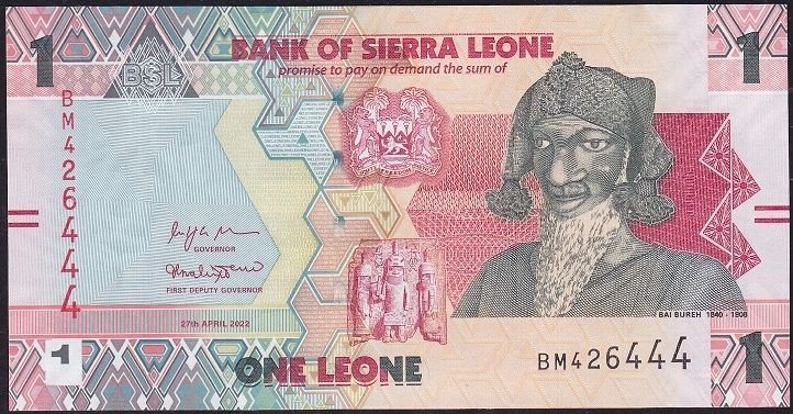 Sierra Leone 1 Leone 2022 Çil 444
