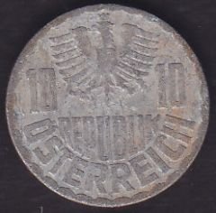 Avusturya 10 Groschen 1955