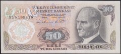 6.EMİSYON 1.TERTİP 50 LİRA B19 199416 ÇİLALTI ÇİL