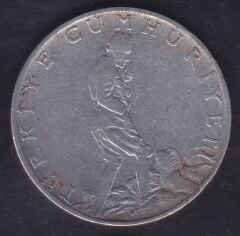 1960 Yılı 2.5 Lira Ters