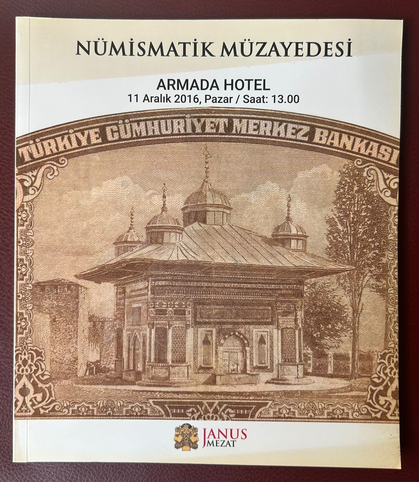 Janus Mezat Müzayede Kataloğu 11 Aralık 2016 Resimli 111 Sayfa
