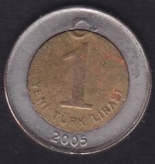 2005 Yılı 1 Yeni Türk Lirası ( Sahte )