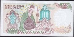 7.Emisyon 2.Tertip 5000 Lira B72 671791 Çil
