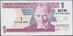 8.Emisyon 1 YTL A28 359423 Çil
