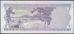 6.Emisyon 1.Tertip 5 Lira C84 351221 Çok Temiz+