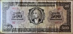 3.Emisyon 500 Lira Seri B5 00773 Çok Temiz ( Açıklamayı Okuyunuz)