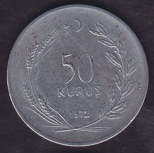 1972 Yılı 50 Kuruş