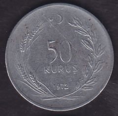 1972 Yılı 50 Kuruş