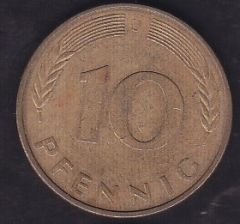 Almanya 10 Pfennig 1981 J