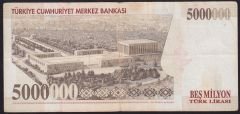 7.Emisyon 5 000 000 Lira K19 263435 Çok Temiz