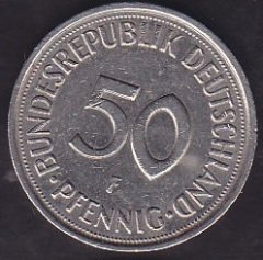 Almanya 50 Pfennig 1984 F