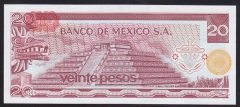 Meksika 20 Pesos 1977 Çil ( E ) Pick 64d