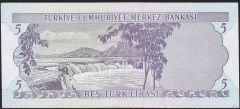 6.Emisyon 1.Tertip 5 Lira C82 079552 Çil