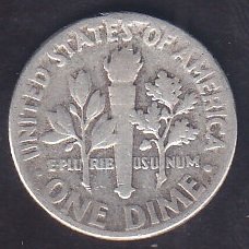 AMERİKA 1 DIME 1956 GÜMÜŞ