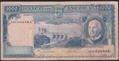 Angola 1000 Escudos 1970 Çok Temiz
