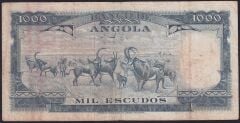 Angola 1000 Escudos 1970 Çok Temiz