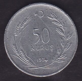 1974 Yılı 50 Kuruş