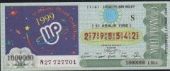 1998 31 Aralık Çeyrek Bilet - S Serisi