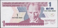 8.Emisyon 1 YTL A22 093751 Çil