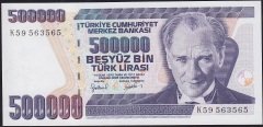 7.Emisyon 4.Tertip 500000 Lira K59 563565 Çil