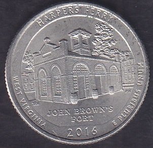 AMERİKA ÇEYREK DOLAR 2016 - WEST VİRGİNİA EYALETİ