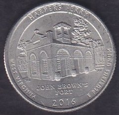 AMERİKA ÇEYREK DOLAR 2016 - WEST VİRGİNİA EYALETİ