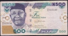 Nijerya 500 Naira 2020 Çok Temiz+