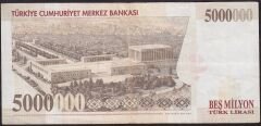 7.Emisyon 5.000.000 Lira K02 381206 Çok Temiz+