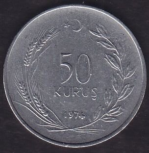 1974 Yılı 50 Kuruş