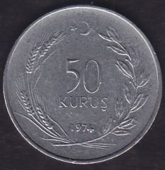 1974 Yılı 50 Kuruş