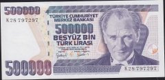 7.Emisyon 4.Tertip 500000 Lira K28 797297 Ççt Çilaltı