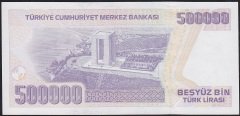 7.Emisyon 4.Tertip 500000 Lira K28 797297 Ççt Çilaltı