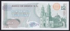 Meksika 10 Pesos 1975 Çil Pick 63h