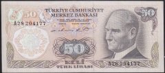 6.EMİSYON 1.TERTİP 50 LİRA A28 204177 ÇİLALTI